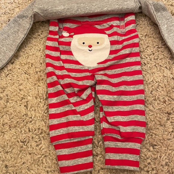 Lot of 2 Christmas Outfits. Cat & Jack Santa Outfit and Carter’s Outfit - Picture 8 of 9